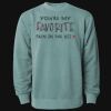 Unisex Midweight Pigment-Dyed Crewneck Sweatshirt Thumbnail