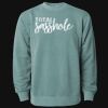 Unisex Midweight Pigment-Dyed Crewneck Sweatshirt Thumbnail