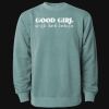 Unisex Midweight Pigment-Dyed Crewneck Sweatshirt Thumbnail