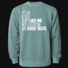 Unisex Midweight Pigment-Dyed Crewneck Sweatshirt Thumbnail