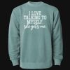 Unisex Midweight Pigment-Dyed Crewneck Sweatshirt Thumbnail