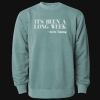 Unisex Midweight Pigment-Dyed Crewneck Sweatshirt Thumbnail