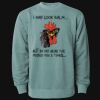 Unisex Midweight Pigment-Dyed Crewneck Sweatshirt Thumbnail