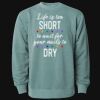 Unisex Midweight Pigment-Dyed Crewneck Sweatshirt Thumbnail