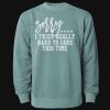 Unisex Midweight Pigment-Dyed Crewneck Sweatshirt Thumbnail
