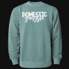 Unisex Midweight Pigment-Dyed Crewneck Sweatshirt Thumbnail