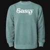 Unisex Midweight Pigment-Dyed Crewneck Sweatshirt Thumbnail