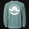 Unisex Midweight Pigment-Dyed Crewneck Sweatshirt Thumbnail