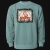 Unisex Midweight Pigment-Dyed Crewneck Sweatshirt Thumbnail
