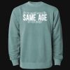Unisex Midweight Pigment-Dyed Crewneck Sweatshirt Thumbnail