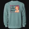 Unisex Midweight Pigment-Dyed Crewneck Sweatshirt Thumbnail