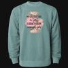 Unisex Midweight Pigment-Dyed Crewneck Sweatshirt Thumbnail