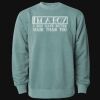 Unisex Midweight Pigment-Dyed Crewneck Sweatshirt Thumbnail