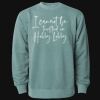 Unisex Midweight Pigment-Dyed Crewneck Sweatshirt Thumbnail
