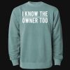 Unisex Midweight Pigment-Dyed Crewneck Sweatshirt Thumbnail