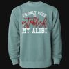 Unisex Midweight Pigment-Dyed Crewneck Sweatshirt Thumbnail
