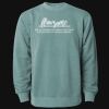 Unisex Midweight Pigment-Dyed Crewneck Sweatshirt Thumbnail