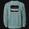 Unisex Midweight Pigment-Dyed Crewneck Sweatshirt Thumbnail