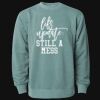 Unisex Midweight Pigment-Dyed Crewneck Sweatshirt Thumbnail
