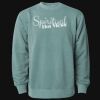 Unisex Midweight Pigment-Dyed Crewneck Sweatshirt Thumbnail