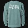 Unisex Midweight Pigment-Dyed Crewneck Sweatshirt Thumbnail