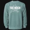 Unisex Midweight Pigment-Dyed Crewneck Sweatshirt Thumbnail