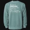 Unisex Midweight Pigment-Dyed Crewneck Sweatshirt Thumbnail