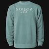 Unisex Midweight Pigment-Dyed Crewneck Sweatshirt Thumbnail