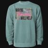 Unisex Midweight Pigment-Dyed Crewneck Sweatshirt Thumbnail