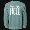 Unisex Midweight Pigment-Dyed Crewneck Sweatshirt Thumbnail