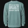 Unisex Midweight Pigment-Dyed Crewneck Sweatshirt Thumbnail