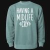 Unisex Midweight Pigment-Dyed Crewneck Sweatshirt Thumbnail