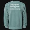 Unisex Midweight Pigment-Dyed Crewneck Sweatshirt Thumbnail