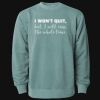 Unisex Midweight Pigment-Dyed Crewneck Sweatshirt Thumbnail