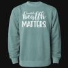 Unisex Midweight Pigment-Dyed Crewneck Sweatshirt Thumbnail