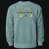 Unisex Midweight Pigment-Dyed Crewneck Sweatshirt Thumbnail