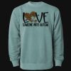 Unisex Midweight Pigment-Dyed Crewneck Sweatshirt Thumbnail