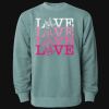 Unisex Midweight Pigment-Dyed Crewneck Sweatshirt Thumbnail