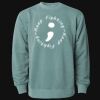 Unisex Midweight Pigment-Dyed Crewneck Sweatshirt Thumbnail