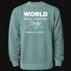 Unisex Midweight Pigment-Dyed Crewneck Sweatshirt Thumbnail