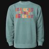 Unisex Midweight Pigment-Dyed Crewneck Sweatshirt Thumbnail