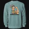 Unisex Midweight Pigment-Dyed Crewneck Sweatshirt Thumbnail