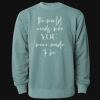 Unisex Midweight Pigment-Dyed Crewneck Sweatshirt Thumbnail
