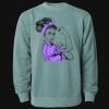 Unisex Midweight Pigment-Dyed Crewneck Sweatshirt Thumbnail