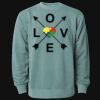 Unisex Midweight Pigment-Dyed Crewneck Sweatshirt Thumbnail