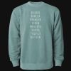 Unisex Midweight Pigment-Dyed Crewneck Sweatshirt Thumbnail