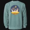 Unisex Midweight Pigment-Dyed Crewneck Sweatshirt Thumbnail