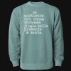 Unisex Midweight Pigment-Dyed Crewneck Sweatshirt Thumbnail