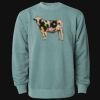 Unisex Midweight Pigment-Dyed Crewneck Sweatshirt Thumbnail