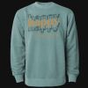 Unisex Midweight Pigment-Dyed Crewneck Sweatshirt Thumbnail